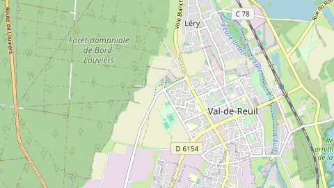 Carte de localisation de l'évènement
