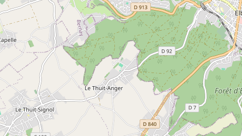 Carte de localisation de l'évènement