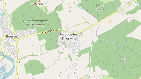 Carte de localisation de l'évènement