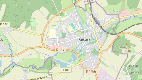 Carte de localisation de l'évènement