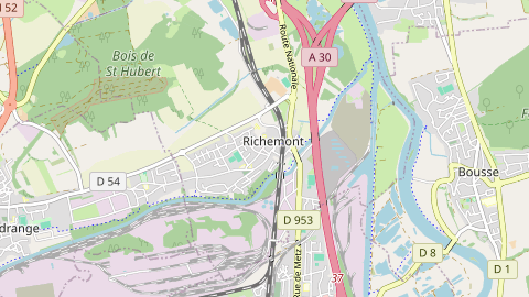 Carte de localisation de l'évènement