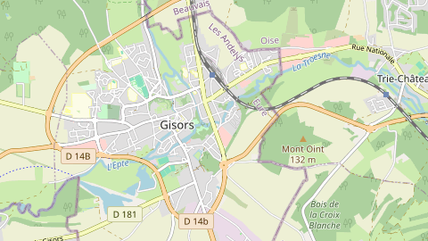 Carte de localisation de l'évènement