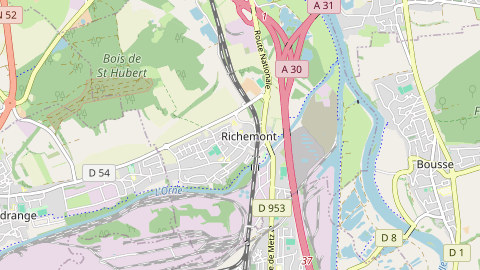 Carte de localisation de l'évènement