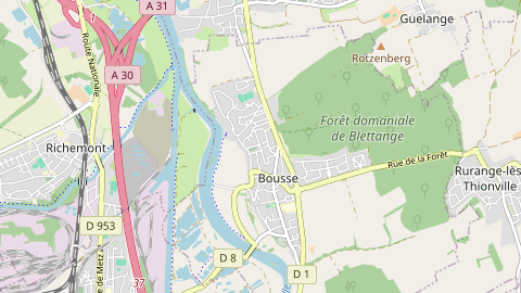 Carte de localisation de l'évènement