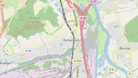 Carte de localisation de l'évènement