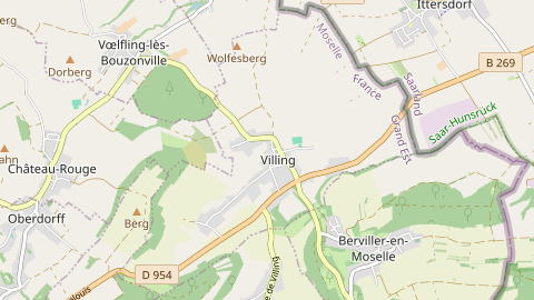 Carte de localisation de l'évènement