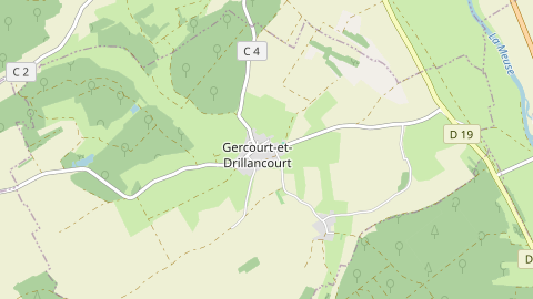 Carte de localisation de l'évènement