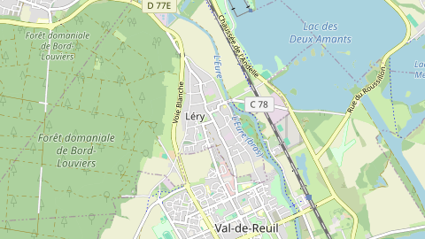 Carte de localisation de l'évènement