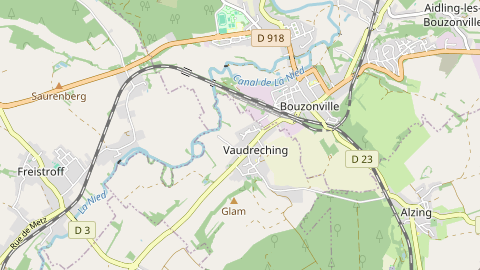 Carte de localisation de l'évènement