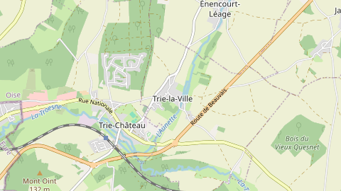 Carte de localisation de l'évènement