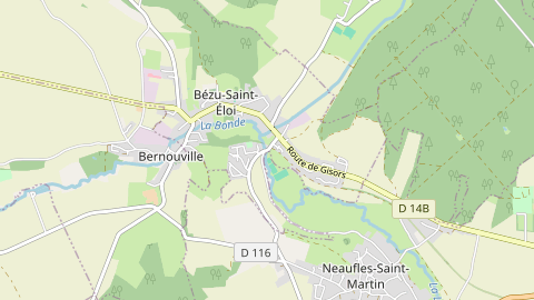 Carte de localisation de l'évènement