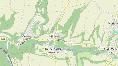 Carte de localisation de l'évènement