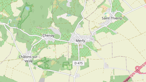 Carte de localisation de l'évènement