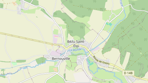 Carte de localisation de l'évènement