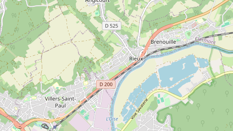 Carte de localisation de l'évènement