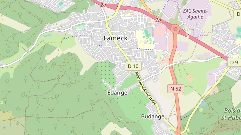 Carte de localisation de l'évènement