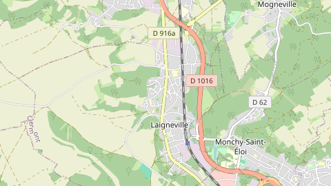 Carte de localisation de l'évènement