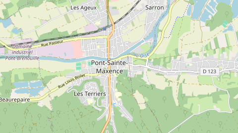 Carte de localisation de l'évènement