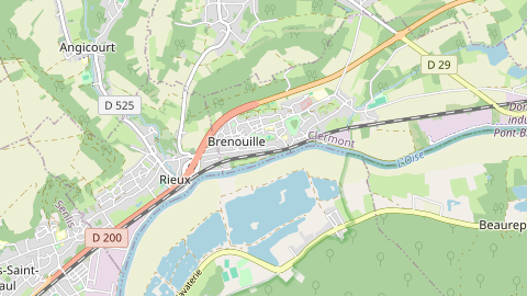 Carte de localisation de l'évènement