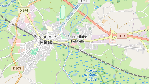 Carte de localisation de l'évènement