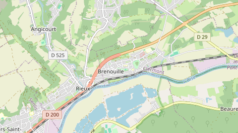 Carte de localisation de l'évènement