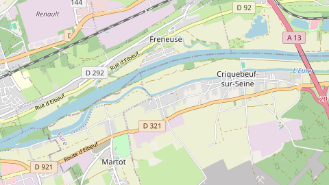 Carte de localisation de l'évènement