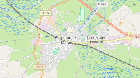 Carte de localisation de l'évènement