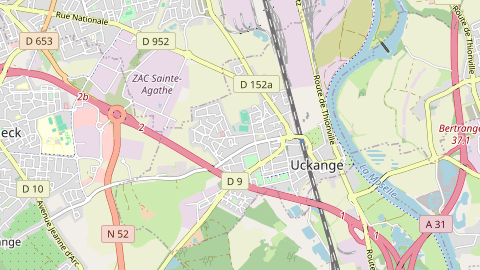 Carte de localisation de l'évènement