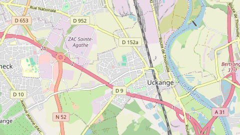 Carte de localisation de l'évènement