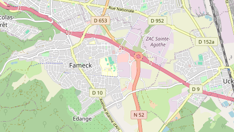 Carte de localisation de l'évènement