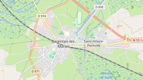 Carte de localisation de l'évènement