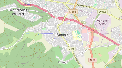 Carte de localisation de l'évènement