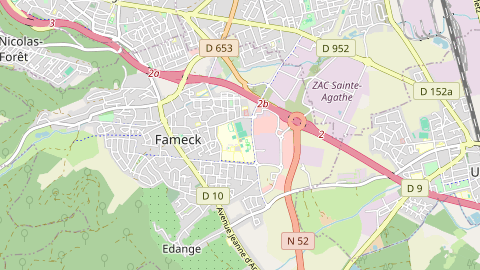 Carte de localisation de l'évènement
