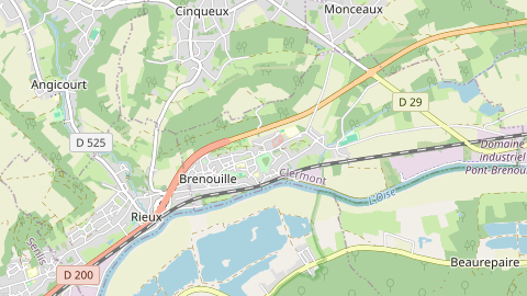 Carte de localisation de l'évènement