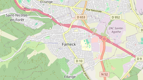 Carte de localisation de l'évènement