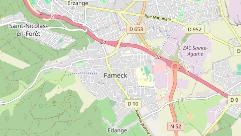 Carte de localisation de l'évènement