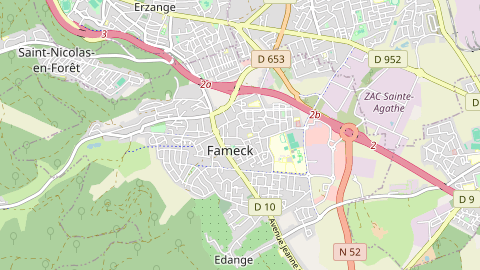 Carte de localisation de l'évènement