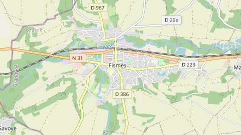 Carte de localisation de l'évènement