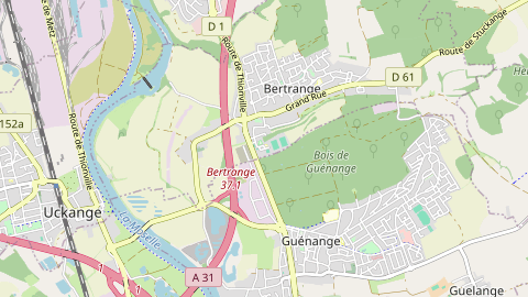 Carte de localisation de l'évènement