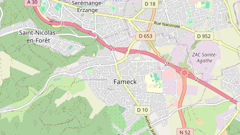 Carte de localisation de l'évènement