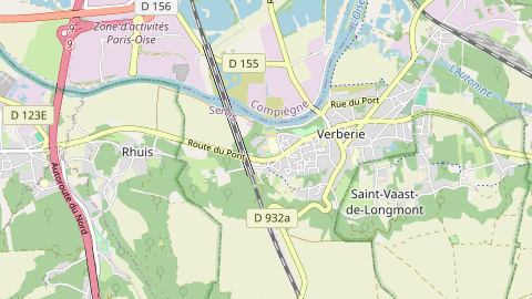 Carte de localisation de l'évènement