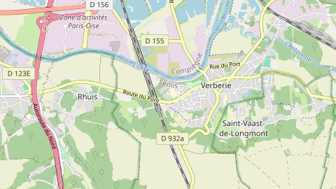Carte de localisation de l'évènement