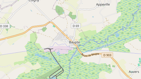 Carte de localisation de l'évènement