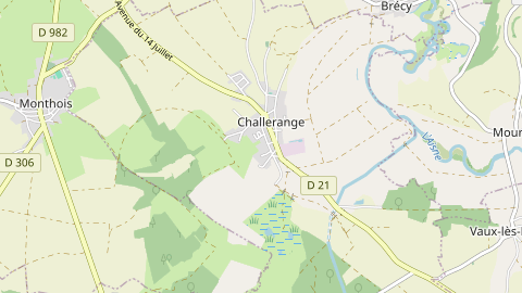 Carte de localisation de l'évènement