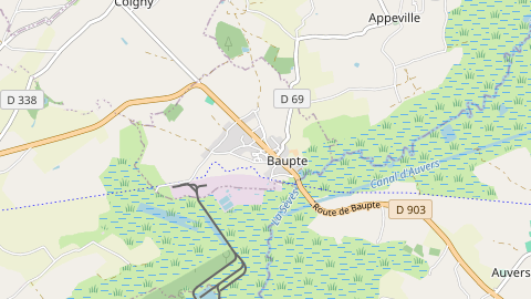 Carte de localisation de l'évènement