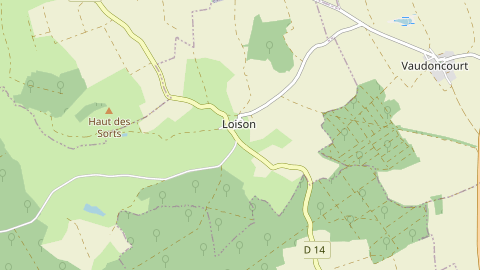 Carte de localisation de l'évènement