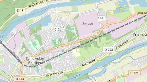 Carte de localisation de l'évènement