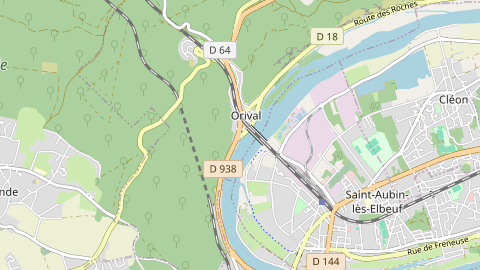 Carte de localisation de l'évènement