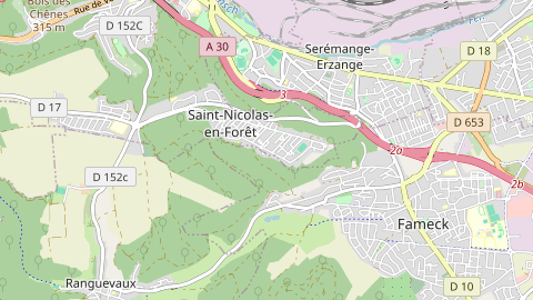 Carte de localisation de l'évènement