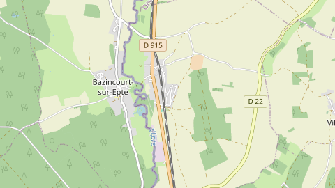 Carte de localisation de l'évènement
